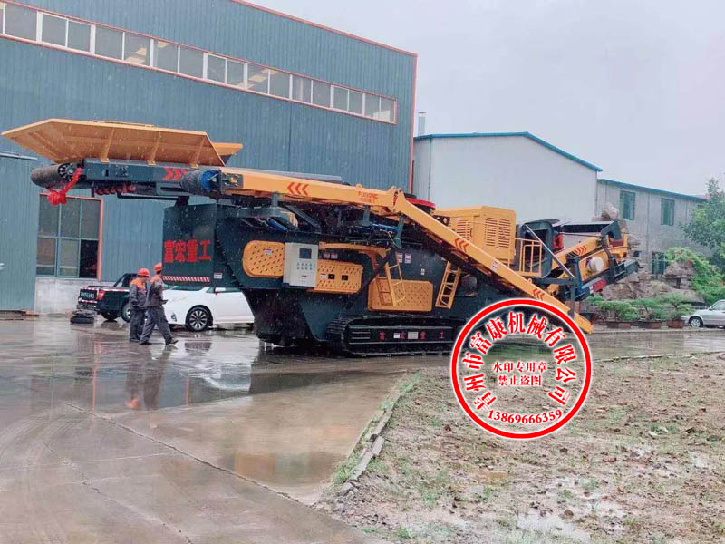 移動碎石機(jī)廠家成品率高 有電機(jī)動力、柴油動力兩款配置，滿足你的不同需求